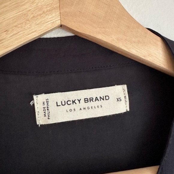 NWT • Lucky Brand • Lace Inset Dress in Black - Picture 9 of 11